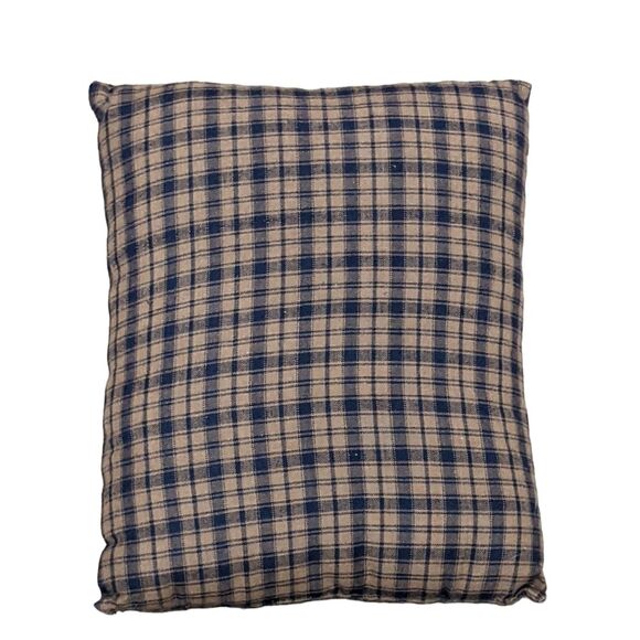 Small decorative cocalico gingham checkered hearts friendship pillow - Picture 2 of 5